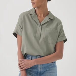 Pact Lightweight Organic Cotton Lagenlook Minimalist Top Small